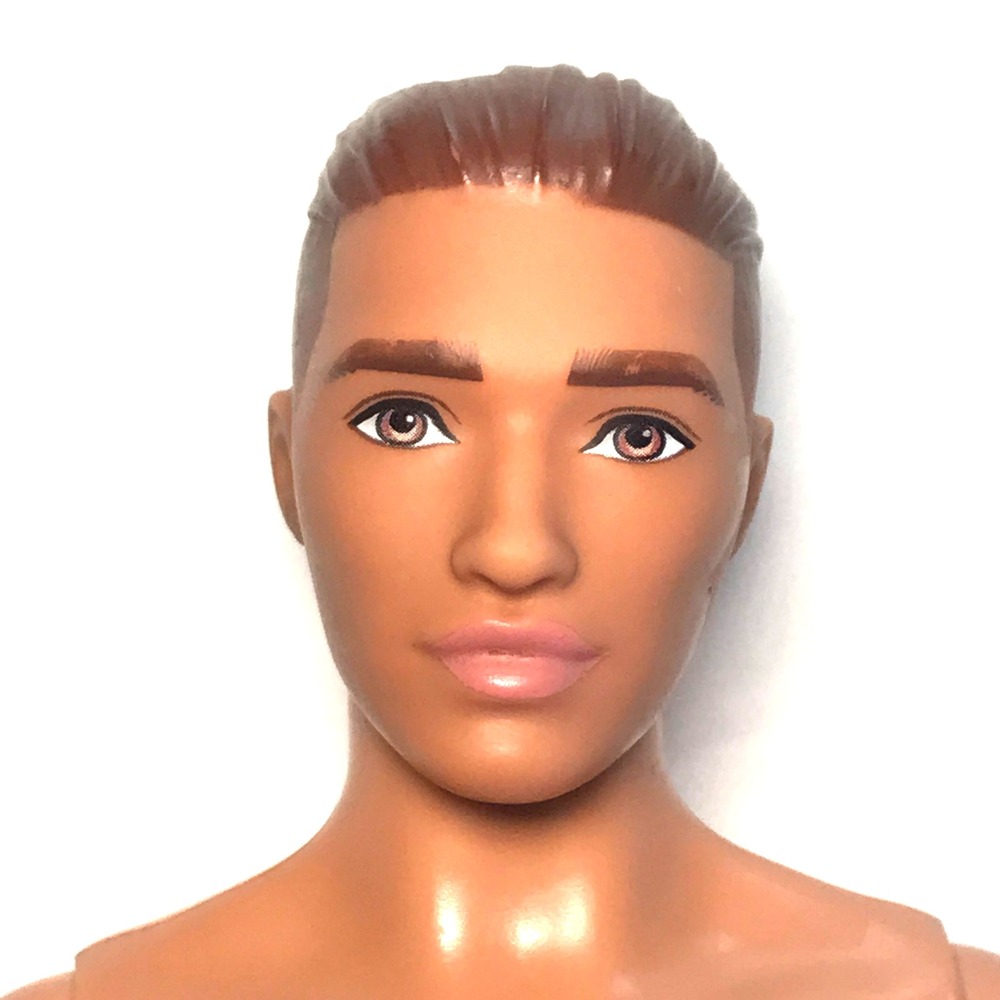 Nude Barbie 2021 Fashionistas #164 Muscular Buff Hispanic Ken GRB89 Doll *READ